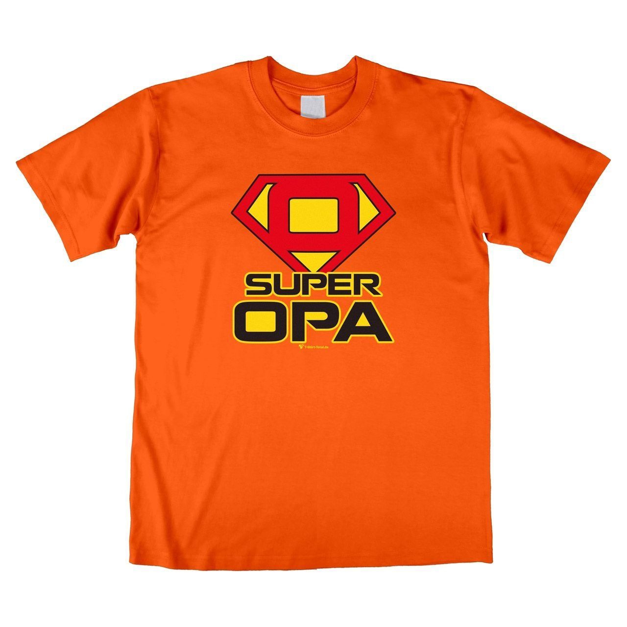 Super Opa Unisex T-Shirt orange Large