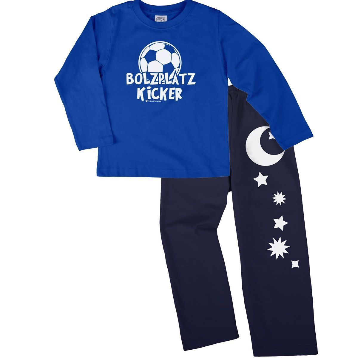 Bolzplatz Kicker Pyjama Set royal / navy 110 / 116
