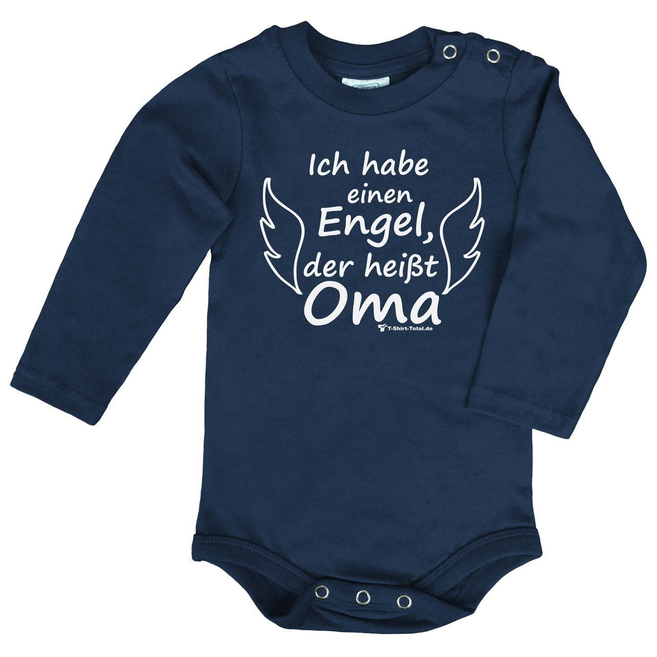 Engel Oma Baby Body Langarm navy 68 / 74