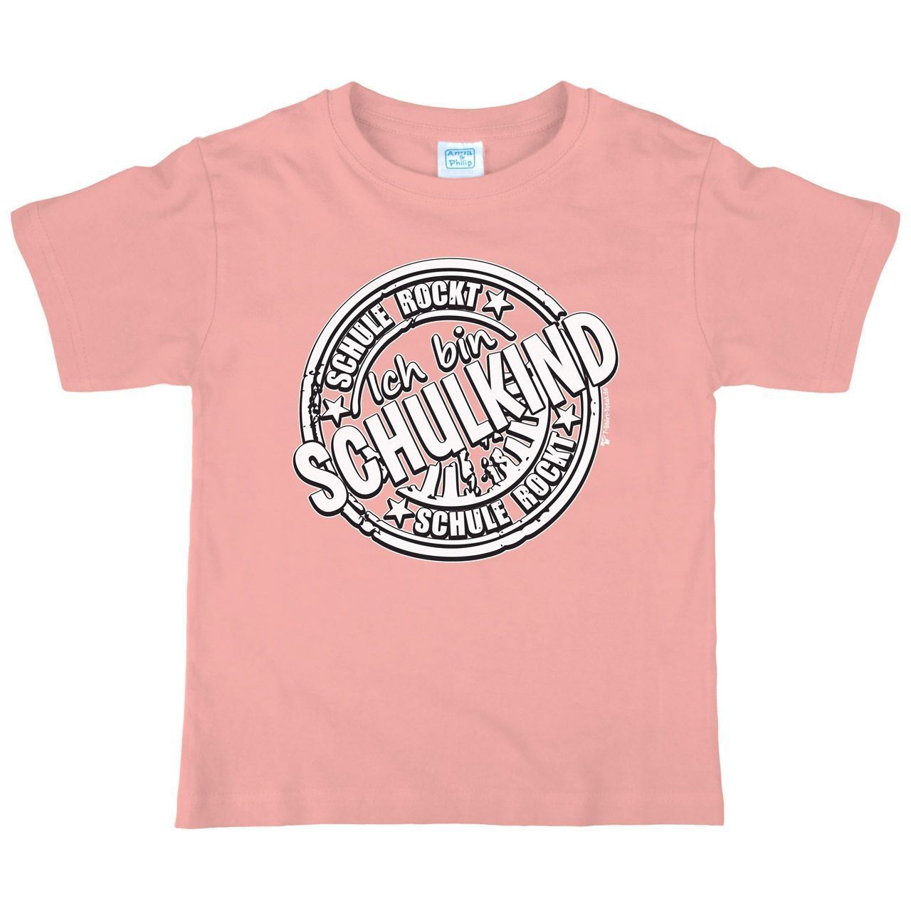 Schule rockt Kinder T-Shirt rosa 122 / 128