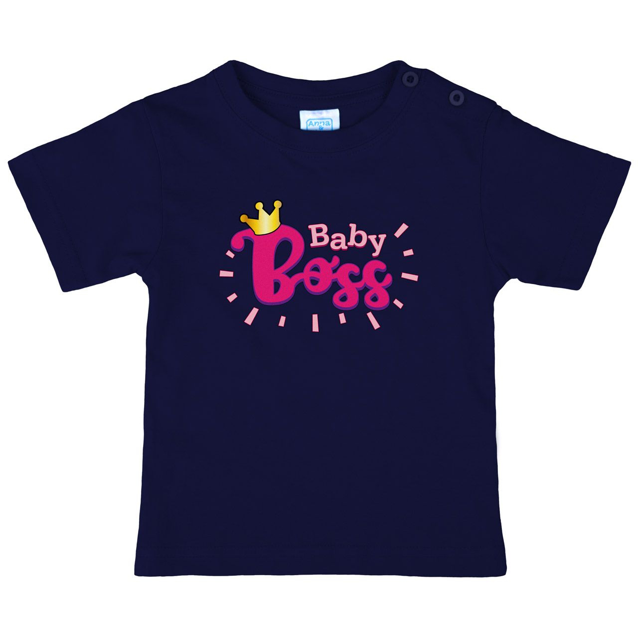 Baby Boss Pink Kinder T-Shirt navy 56 / 62