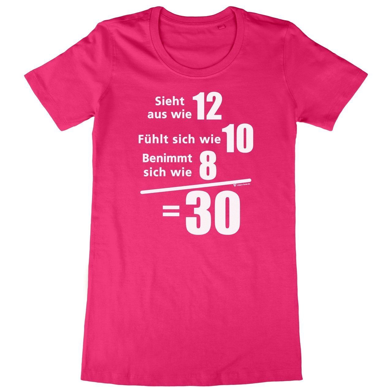 Sieht aus wie 12 Woman Long Shirt pink Small