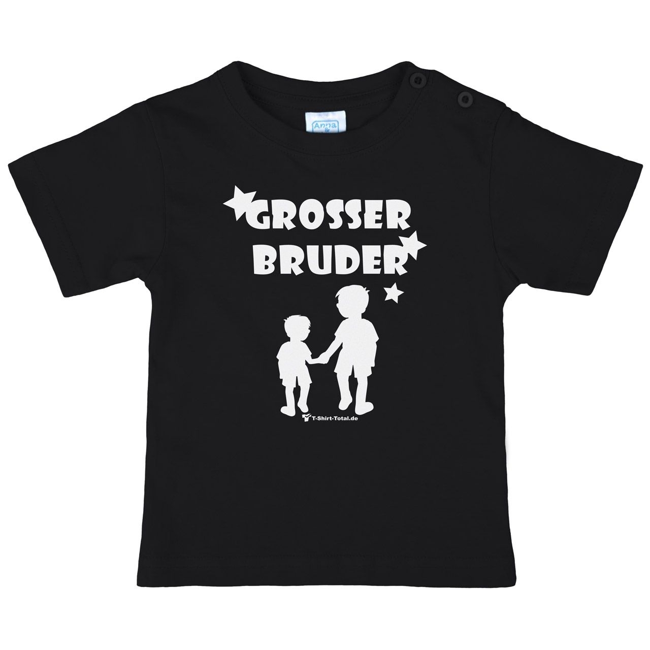 Großer Bruder JJ Kinder T-Shirt schwarz 122 / 128