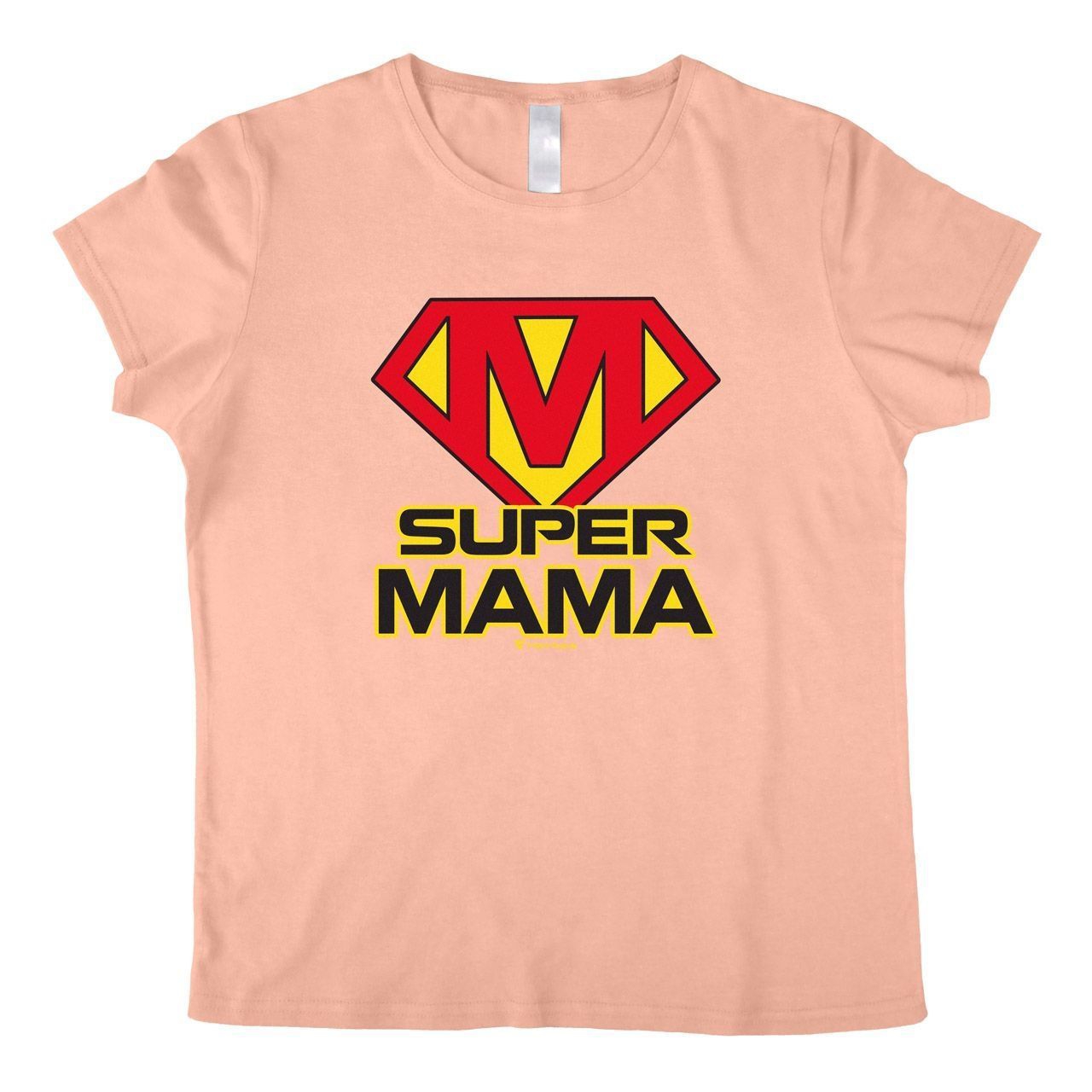 Super Mama Woman T-Shirt rosa 2-Extra Large