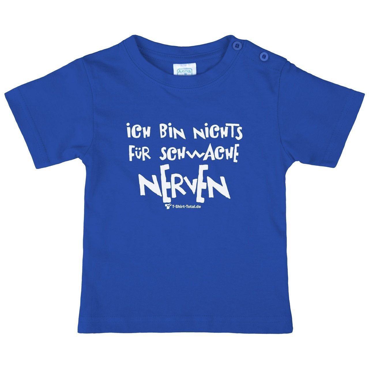 Schwache Nerven Kinder T-Shirt royal 80 / 86