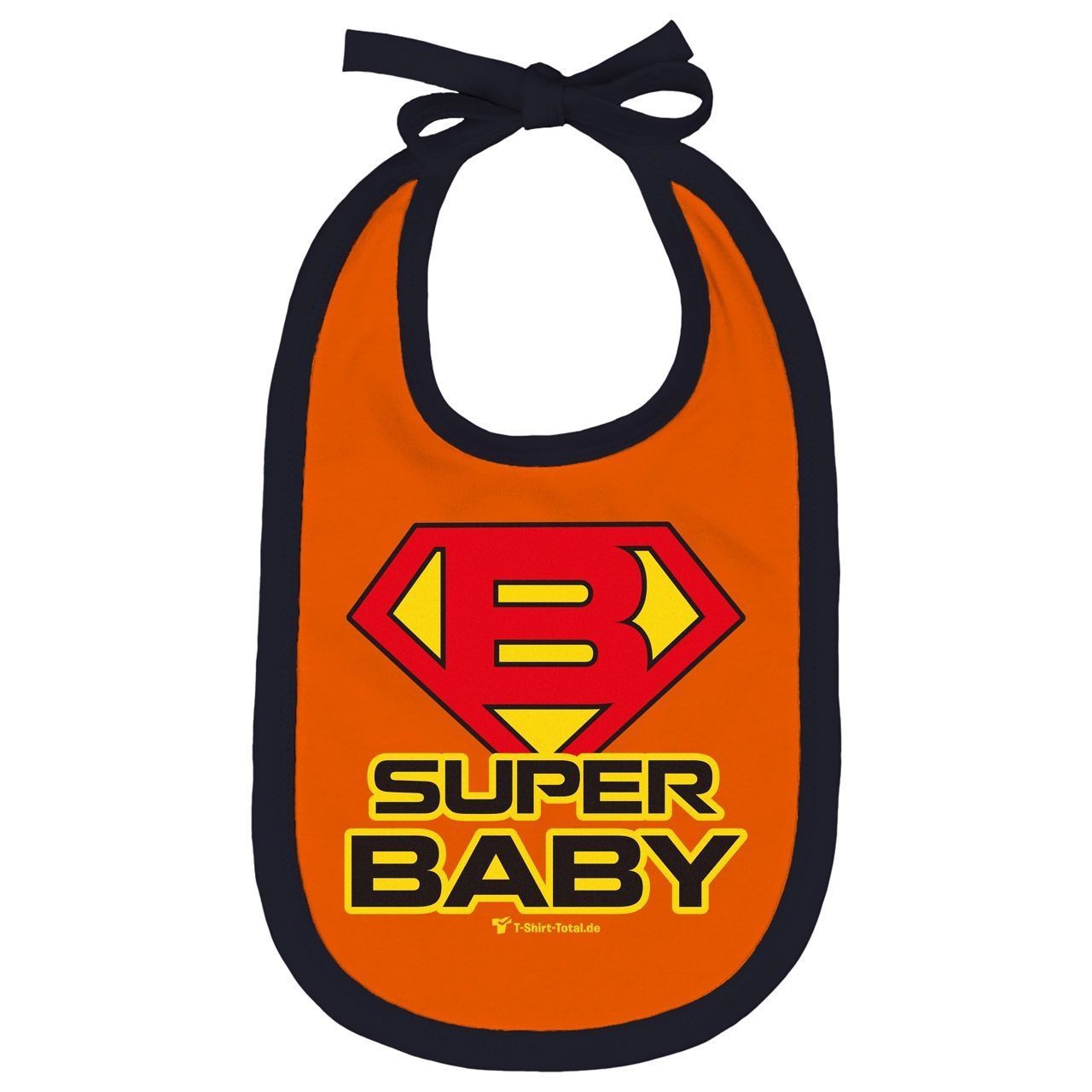 Super Baby Lätzchen orange / navy