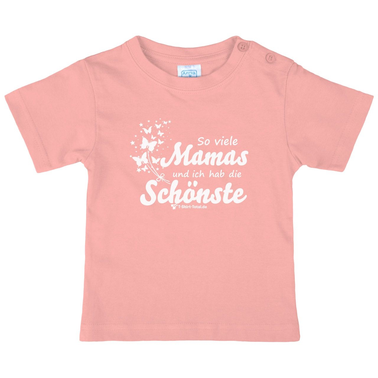 So viele Mamas Kinder T-Shirt rosa 68 / 74