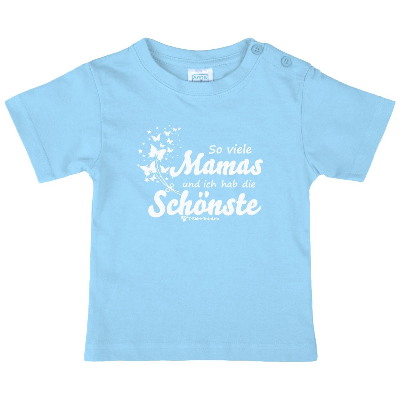 So viele Mamas Kinder T-Shirt hellblau 68 / 74