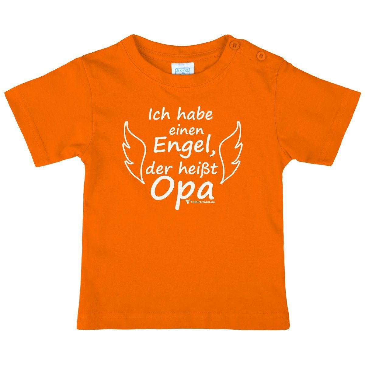 Engel Opa Kinder T-Shirt orange 56 / 62