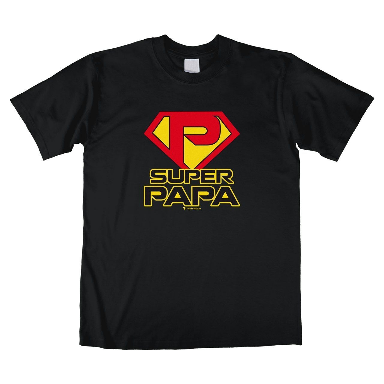 Super Papa Unisex T-Shirt schwarz Large