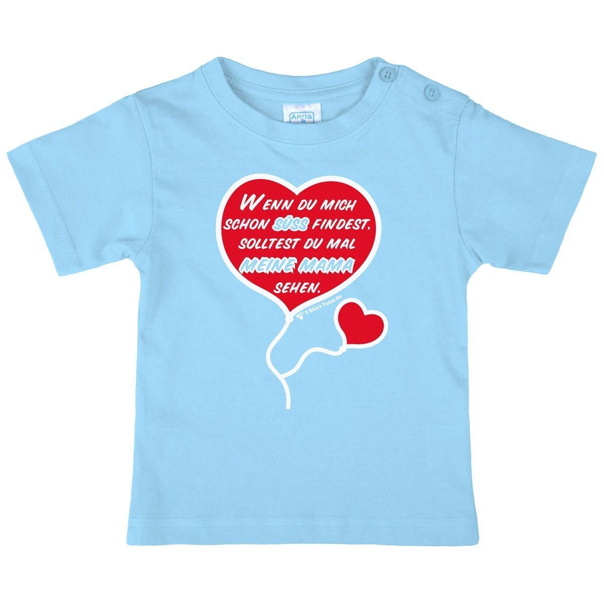 Süß finden Kinder T-Shirt hellblau 98
