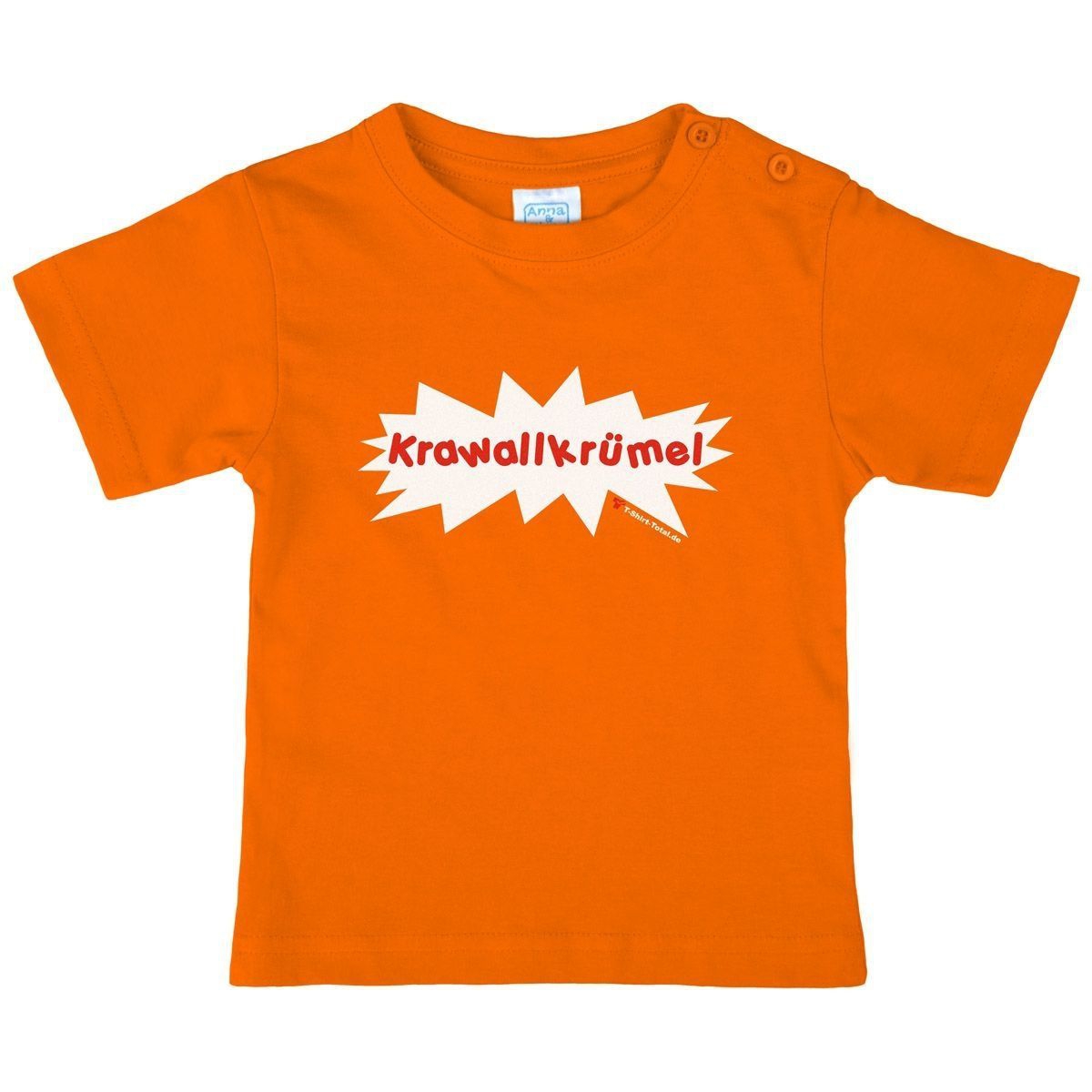 Krawallkrümel Kinder T-Shirt orange 134 / 140