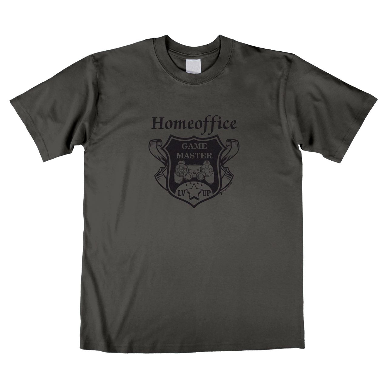 Homeoffice Unisex T-Shirt grau Large
