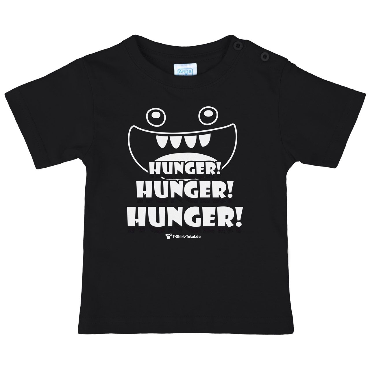 Hunger Kinder T-Shirt schwarz 68 / 74