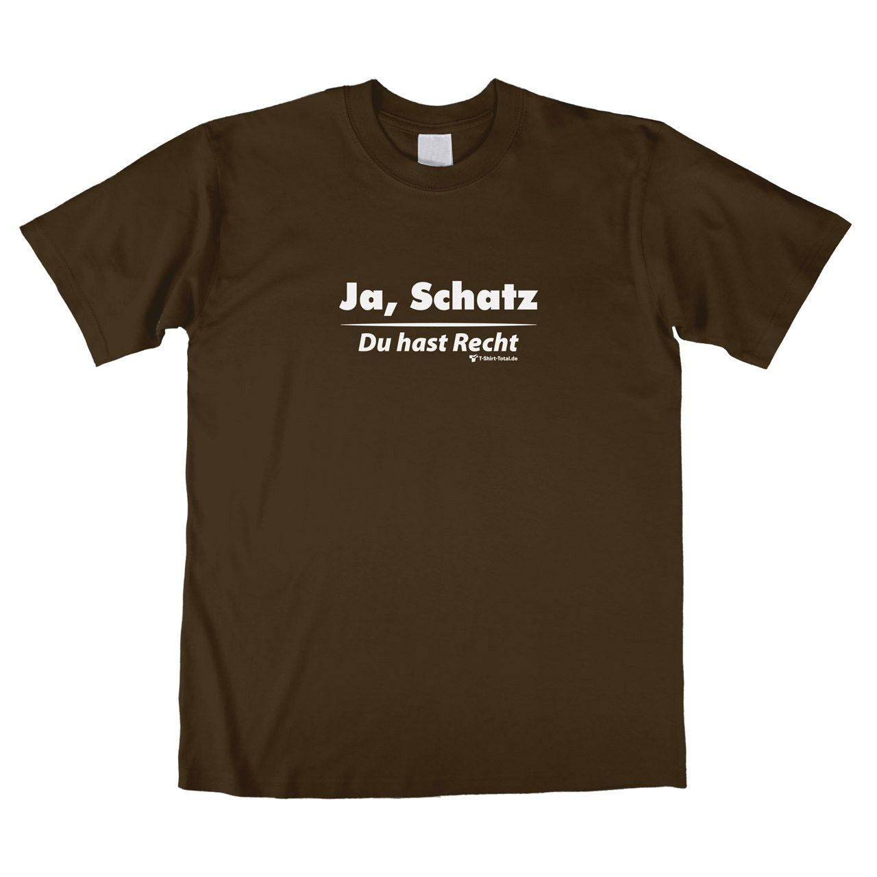 Ja Schatz Unisex T-Shirt braun Extra Large