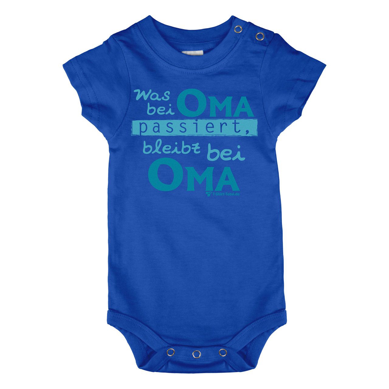 Was bei Oma passiert Baby Body Kurzarm royal 68 / 74