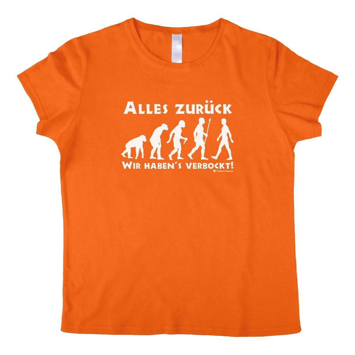 Alles zurück Woman T-Shirt orange Small
