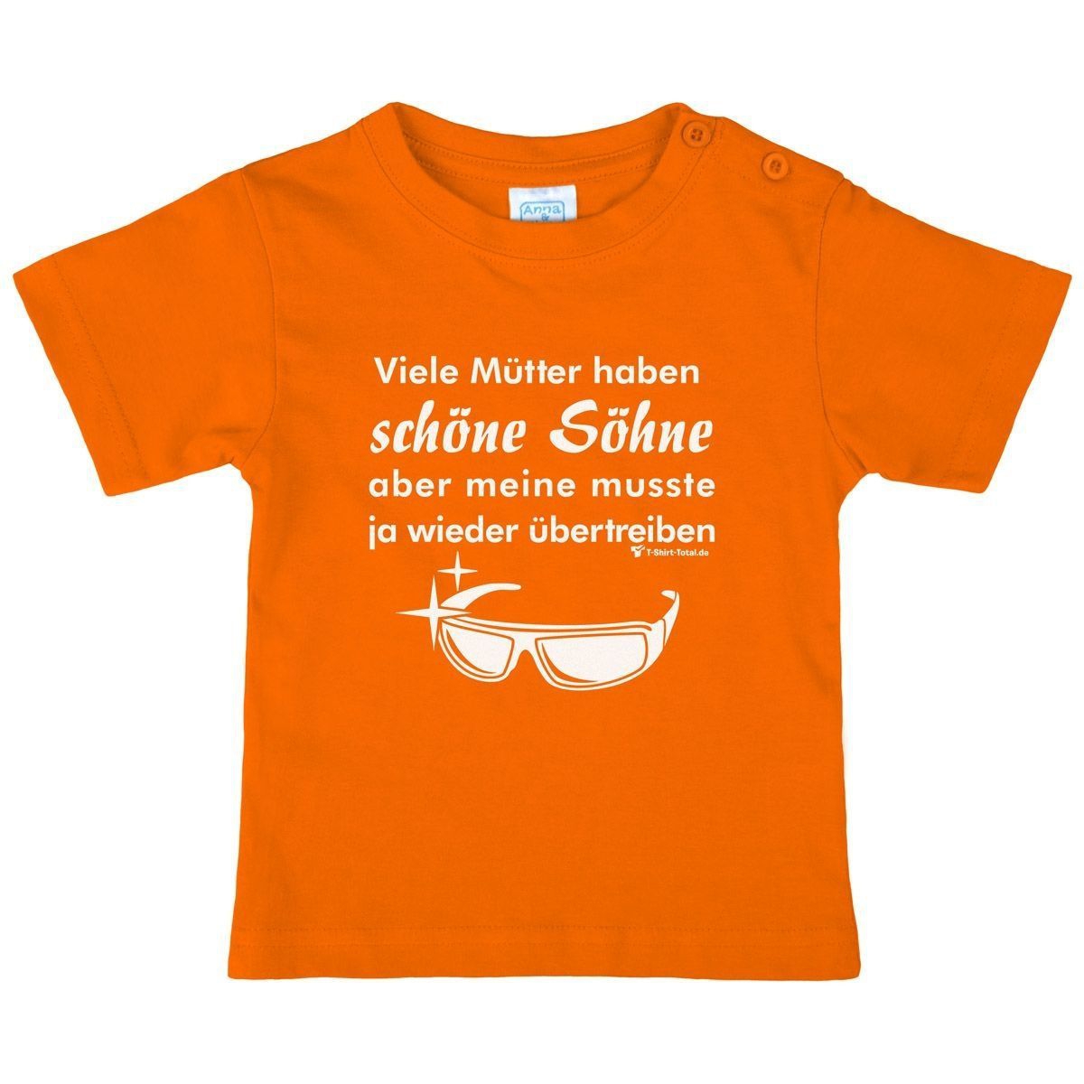 Schöne Söhne Kinder T-Shirt orange 110 / 116
