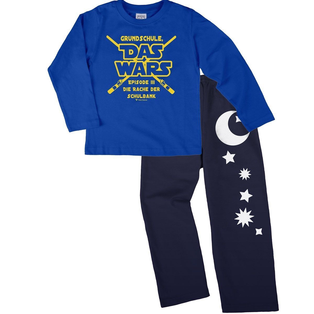 Das wars Grundschule Pyjama Set royal / navy 134 / 140