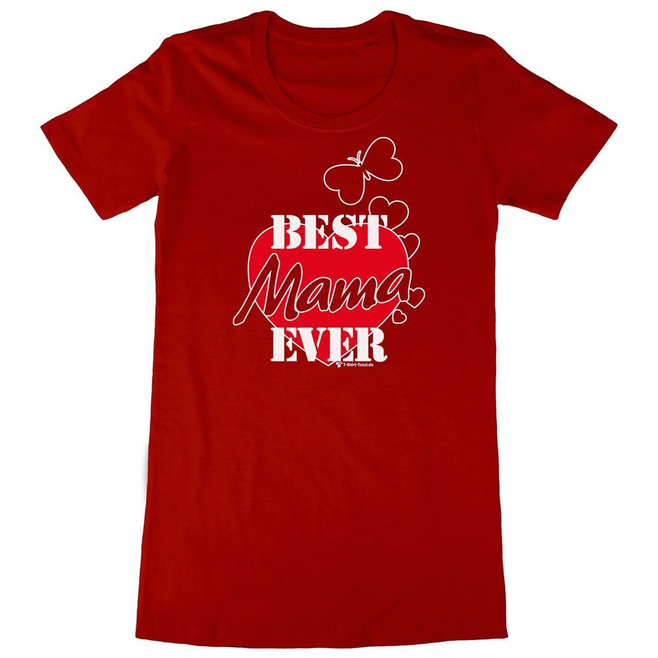 Best Mama ever Woman Long Shirt rot Extra Large