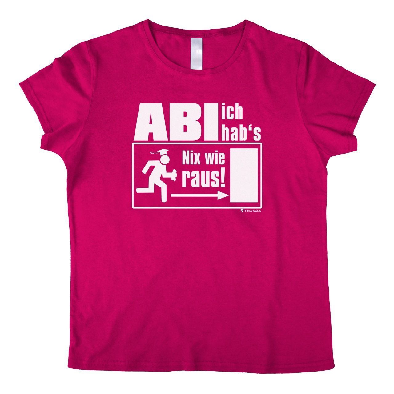 Abi ich habs Woman T-Shirt pink Small