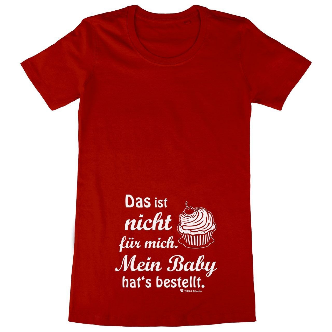 Baby hats bestellt Woman Long Shirt rot Large