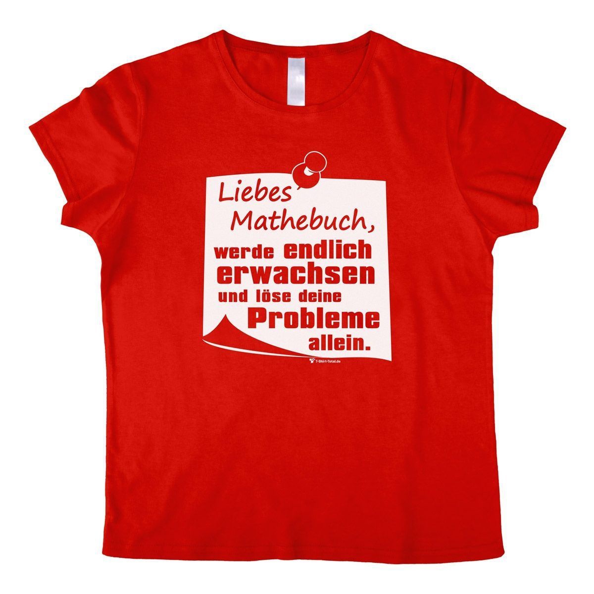 Liebes Mathebuch Woman T-Shirt rot Small