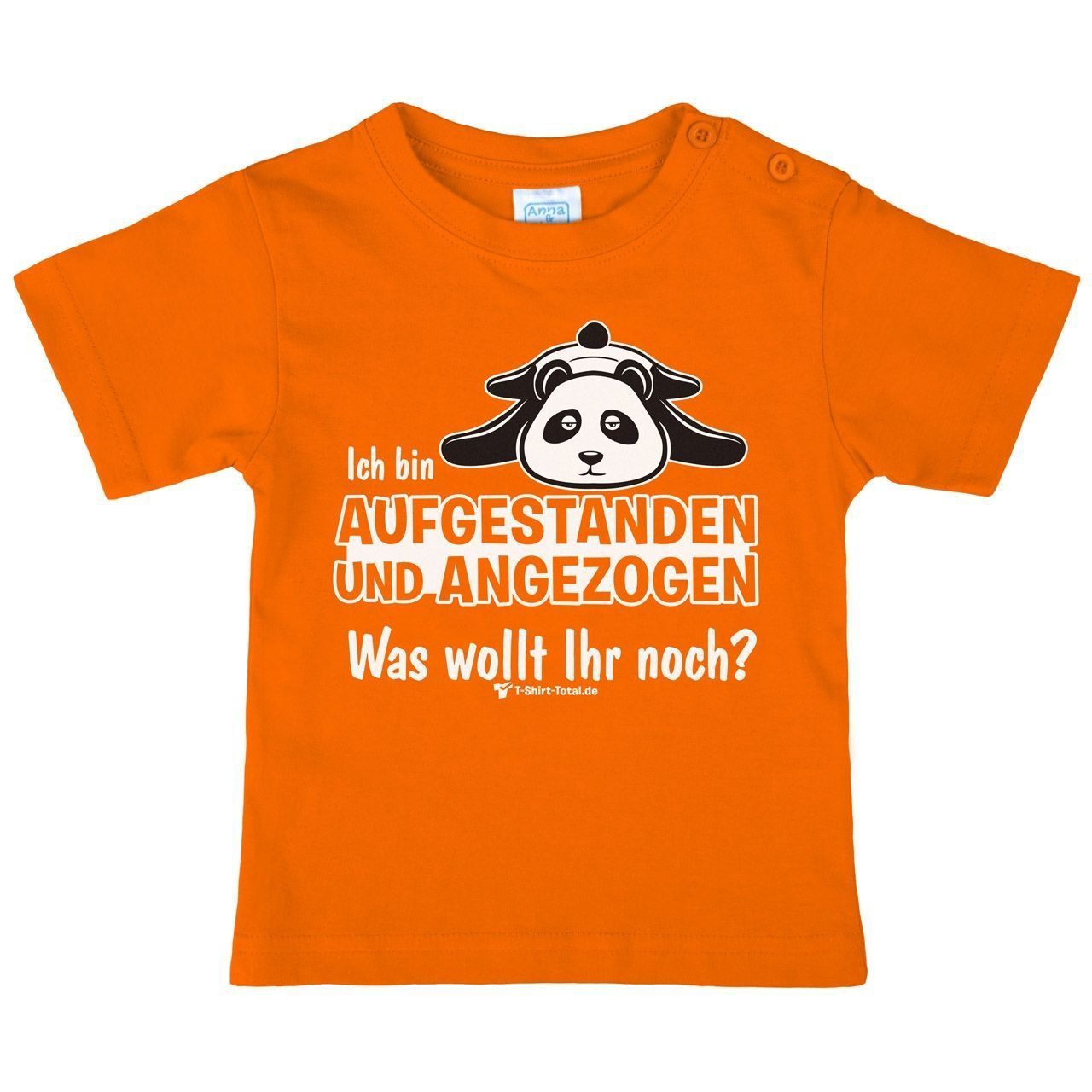 Angezogen Kinder T-Shirt orange 146 / 152