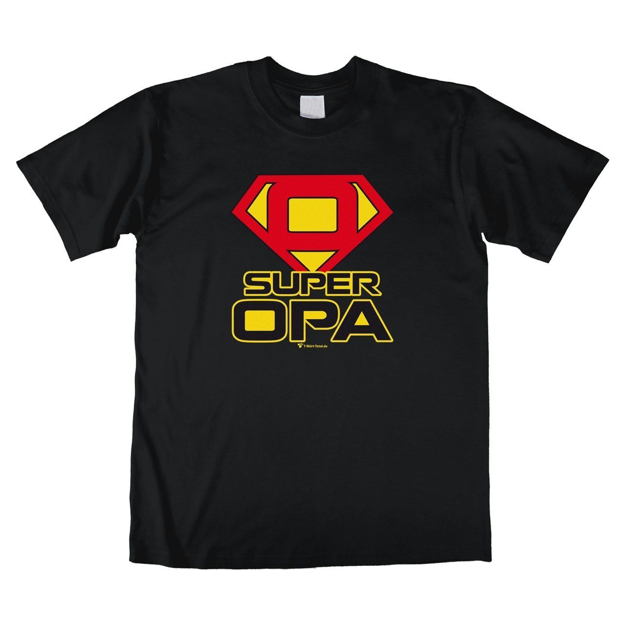 Super Opa Unisex T-Shirt schwarz Large