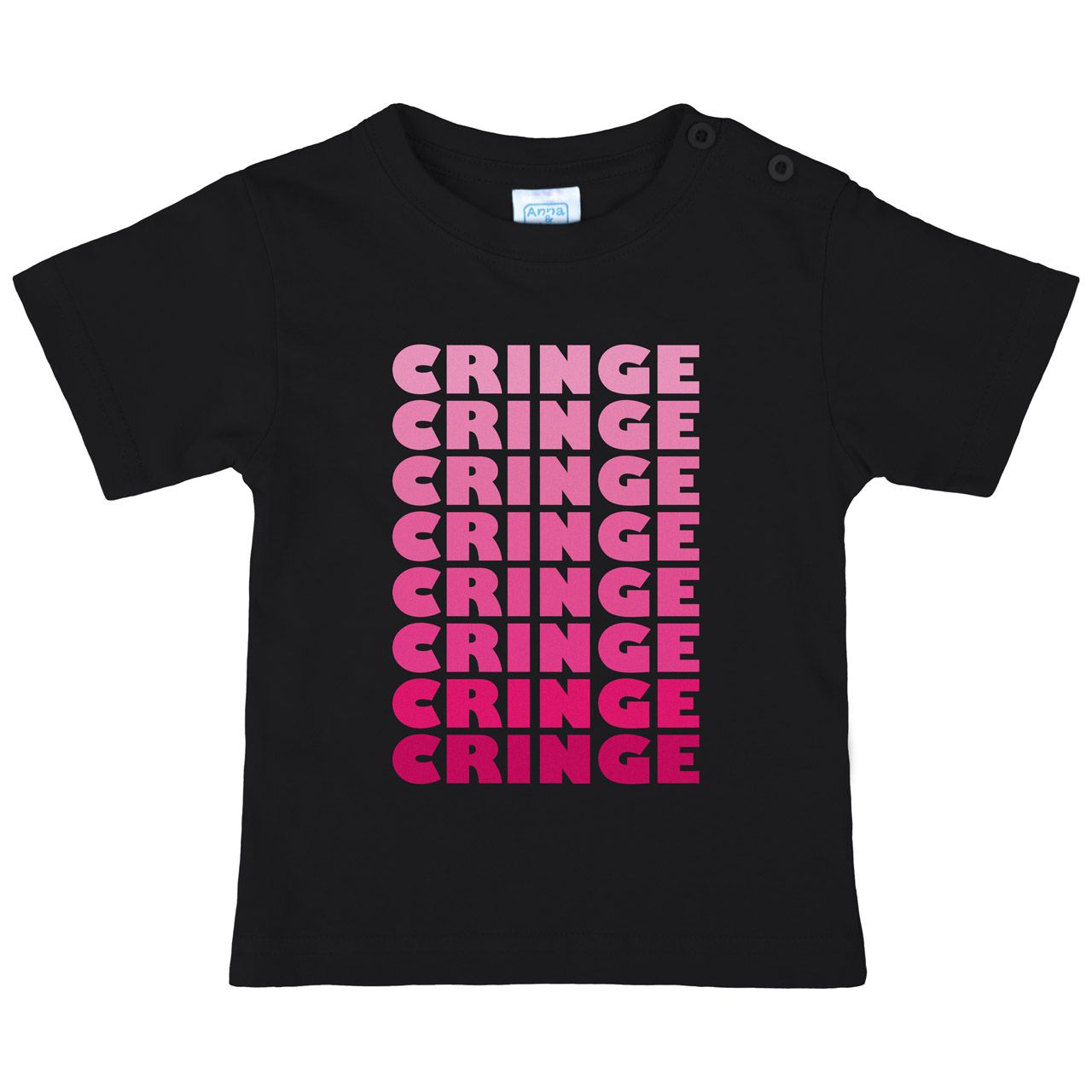 Cringe Kinder T-Shirt schwarz 110 / 116
