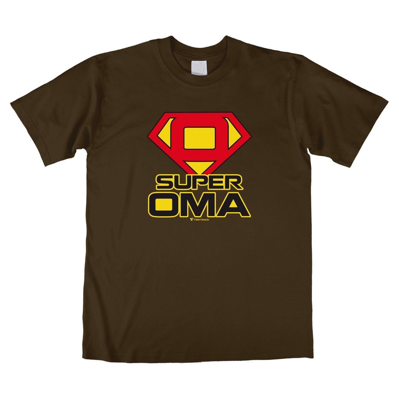 Super Oma Unisex T-Shirt braun Medium