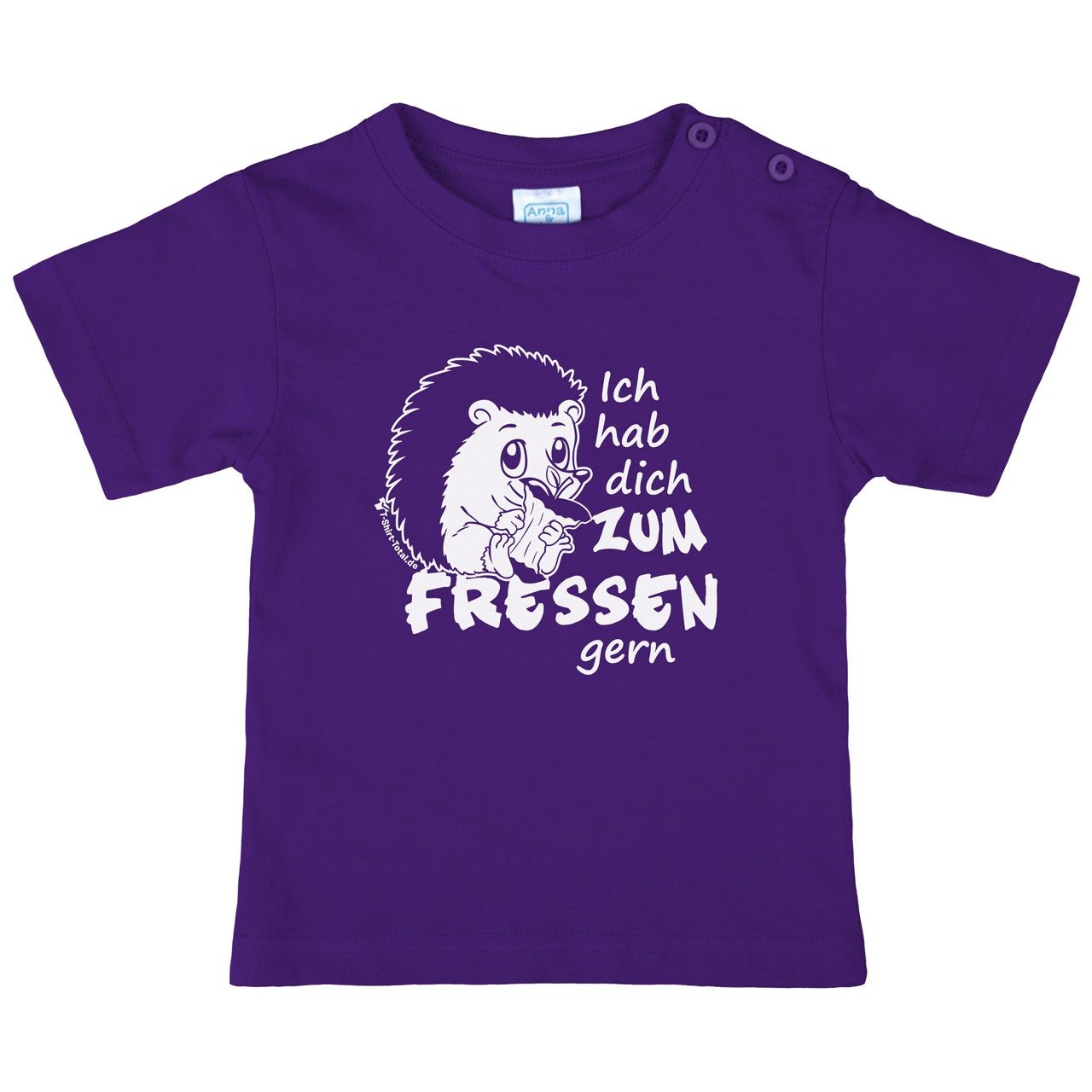Zum fressen gern Kinder T-Shirt lila 80 / 86