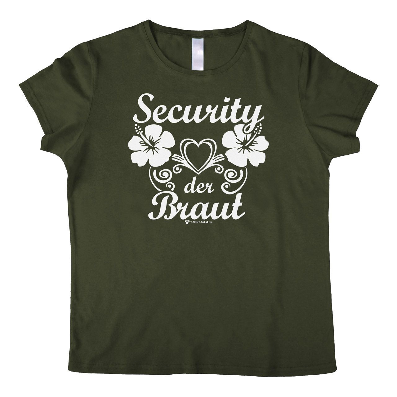 Security der Braut Woman T-Shirt khaki Small