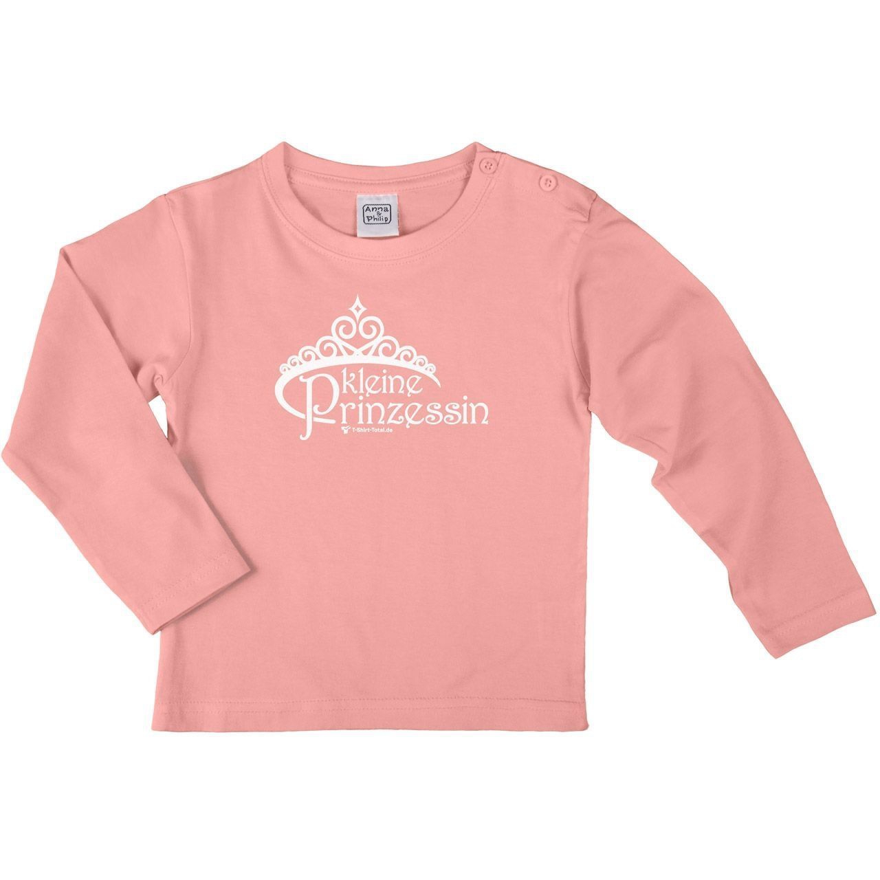 Kleine Prinzessin Kinder Langarm Shirt rosa 134 / 140