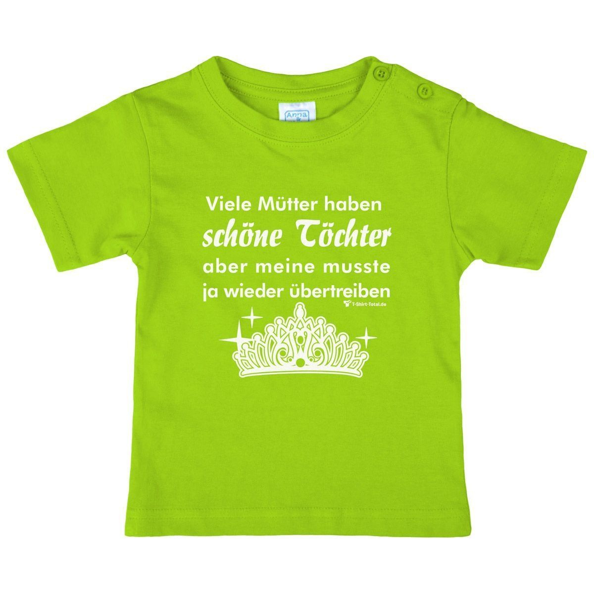Schöne Töchter Kinder T-Shirt hellgrün 56 / 62