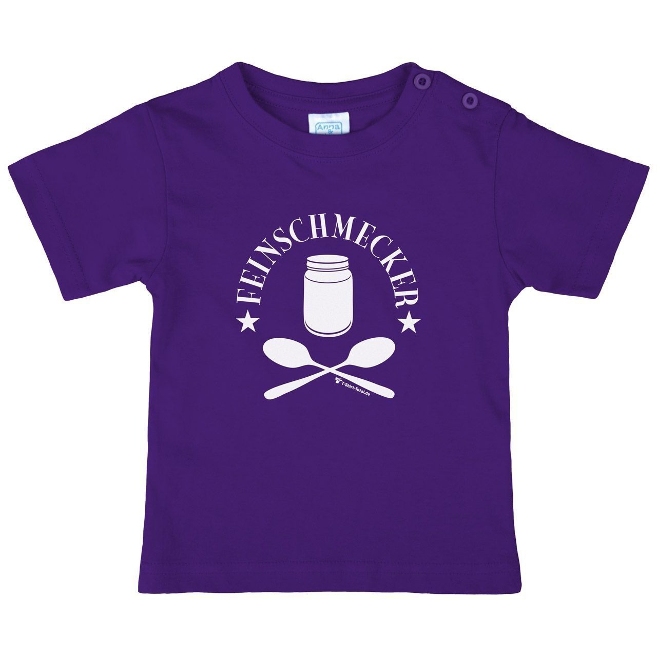 Feinschmecker Kinder T-Shirt lila 56 / 62