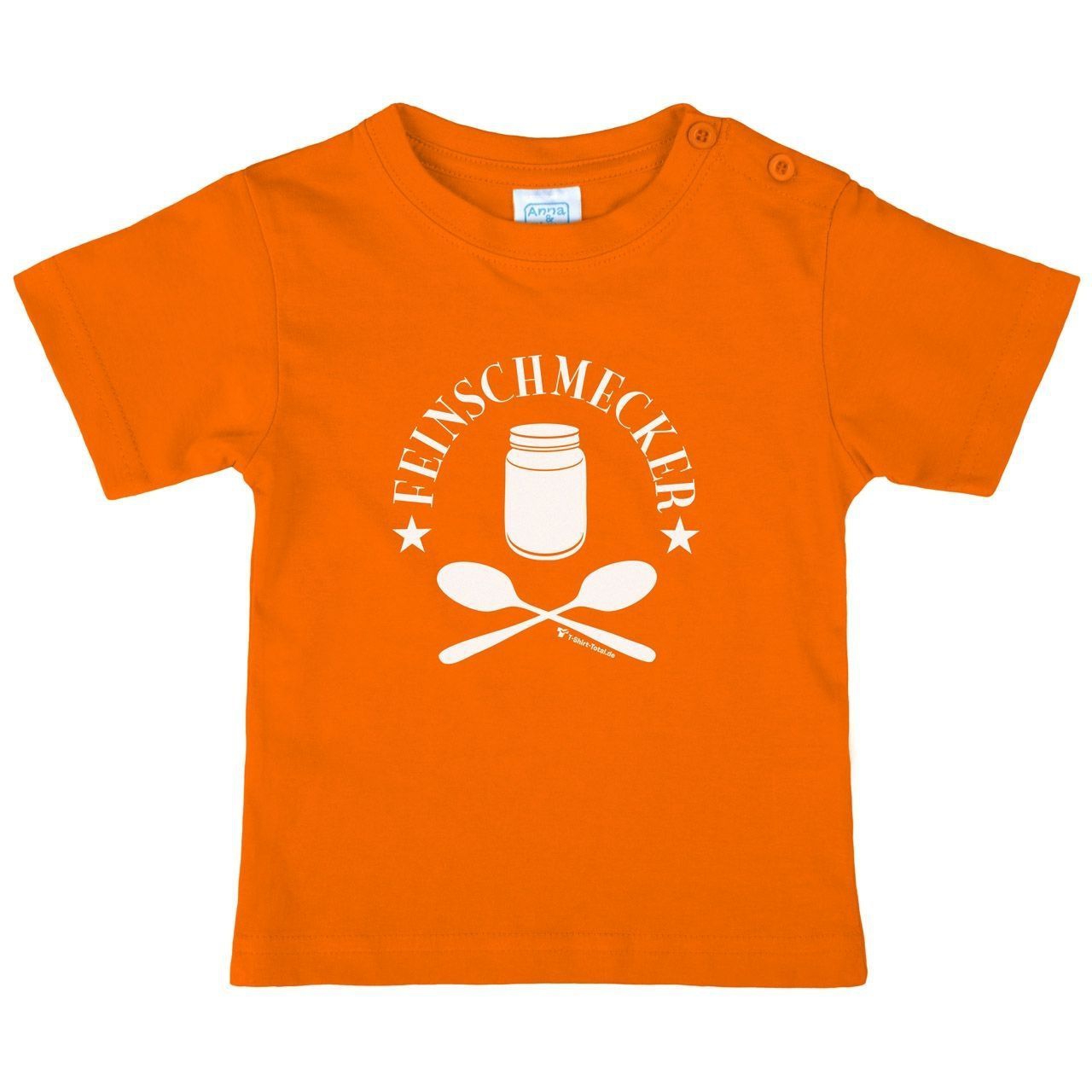 Feinschmecker Kinder T-Shirt orange 56 / 62