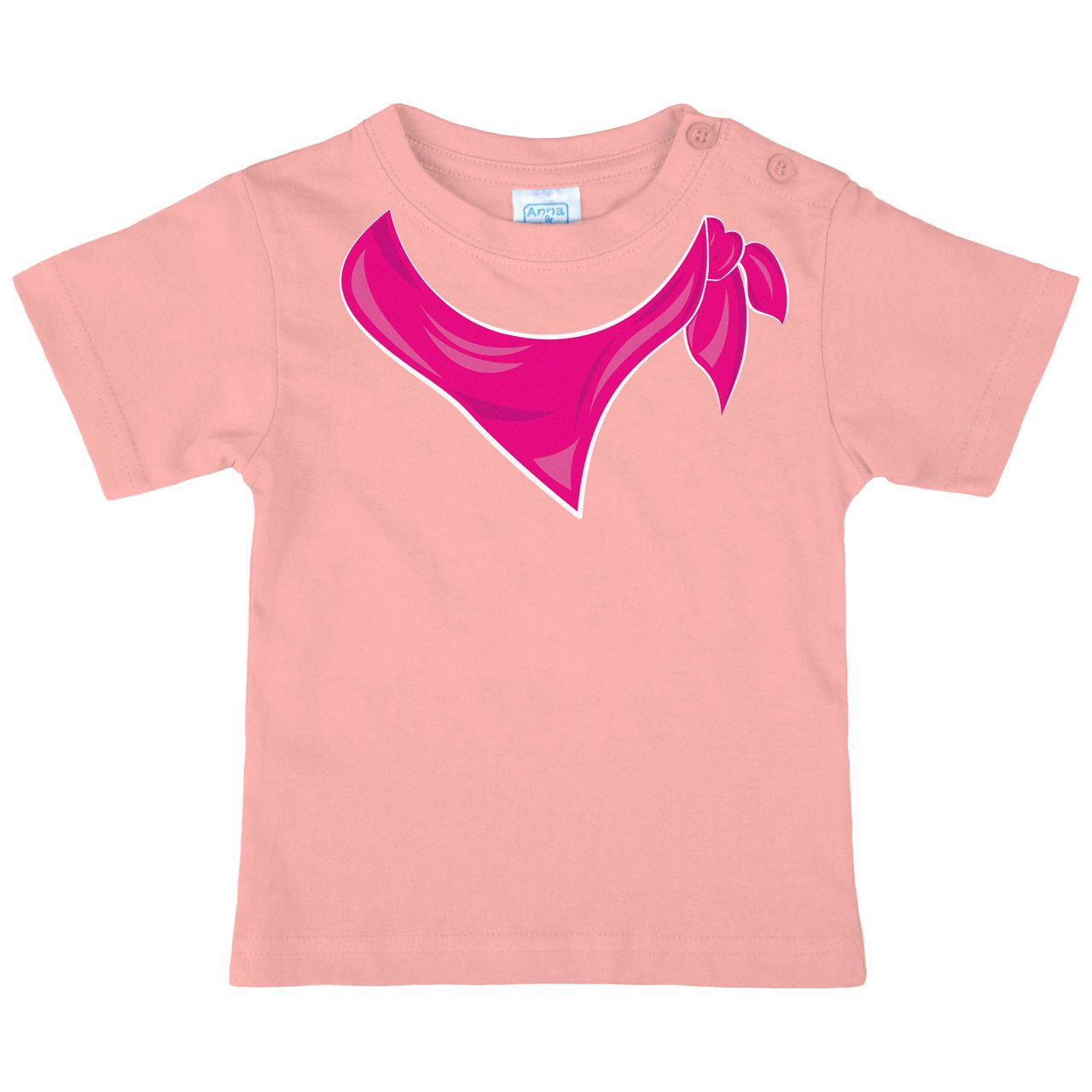 Halstuch pink Mädchen Kinder T-Shirt rosa 68 / 74
