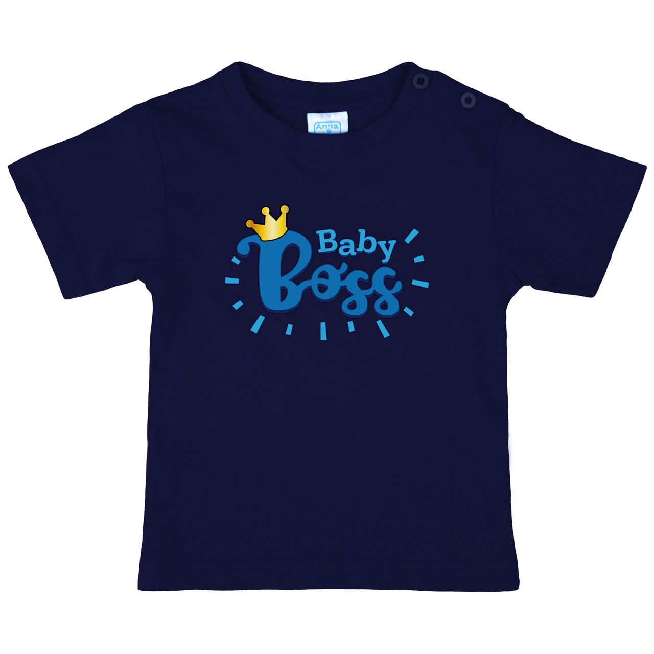 Baby Boss Blau Kinder T-Shirt navy 56 / 62