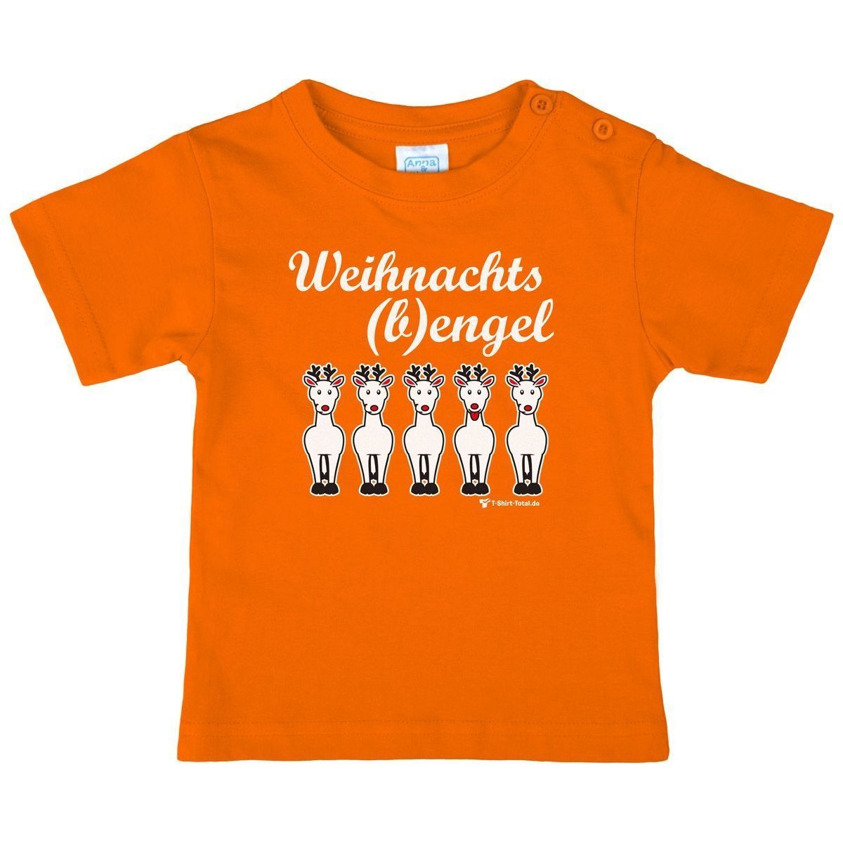 Weihnachtsbengel Kinder T-Shirt orange 80 / 86