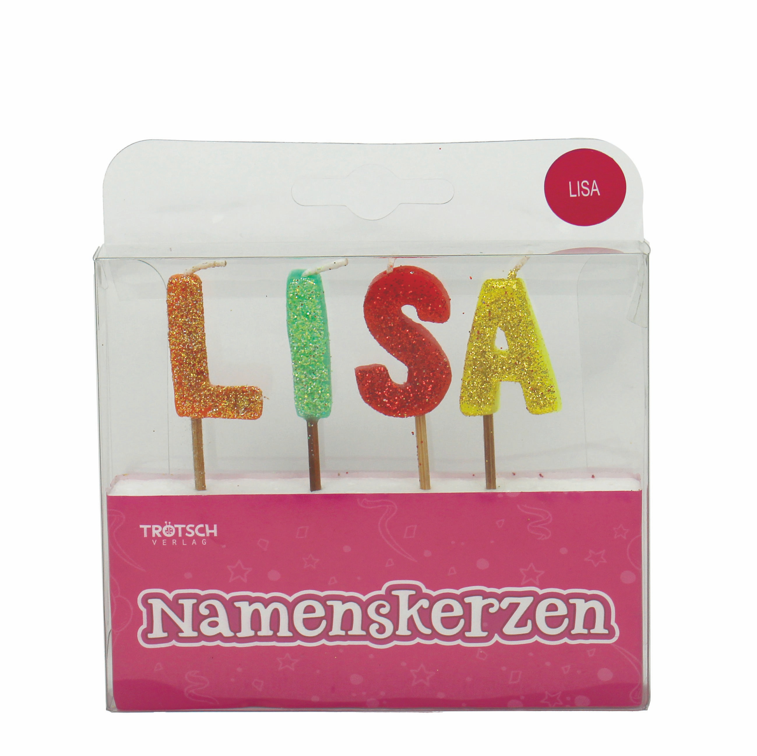 Namenskerze LISA
