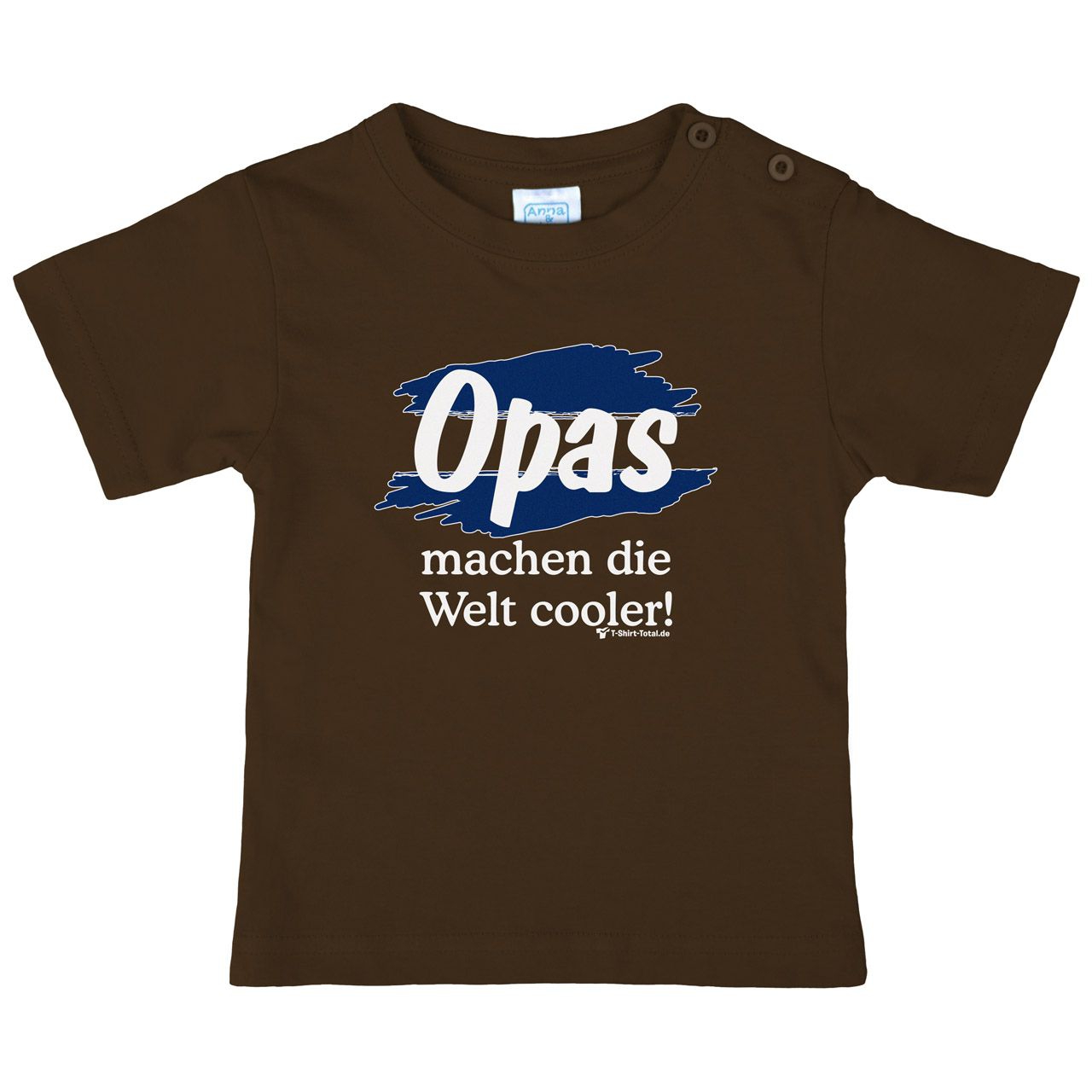 Welt cooler Opa Kinder T-Shirt braun 92