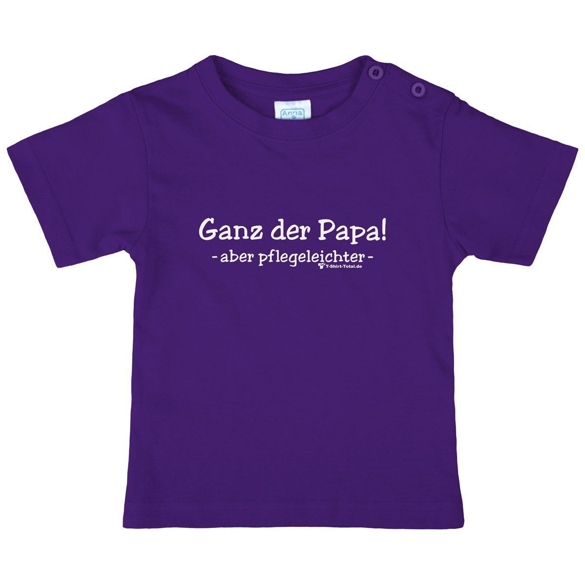 Ganz der Papa Kinder T-Shirt lila 56 / 62