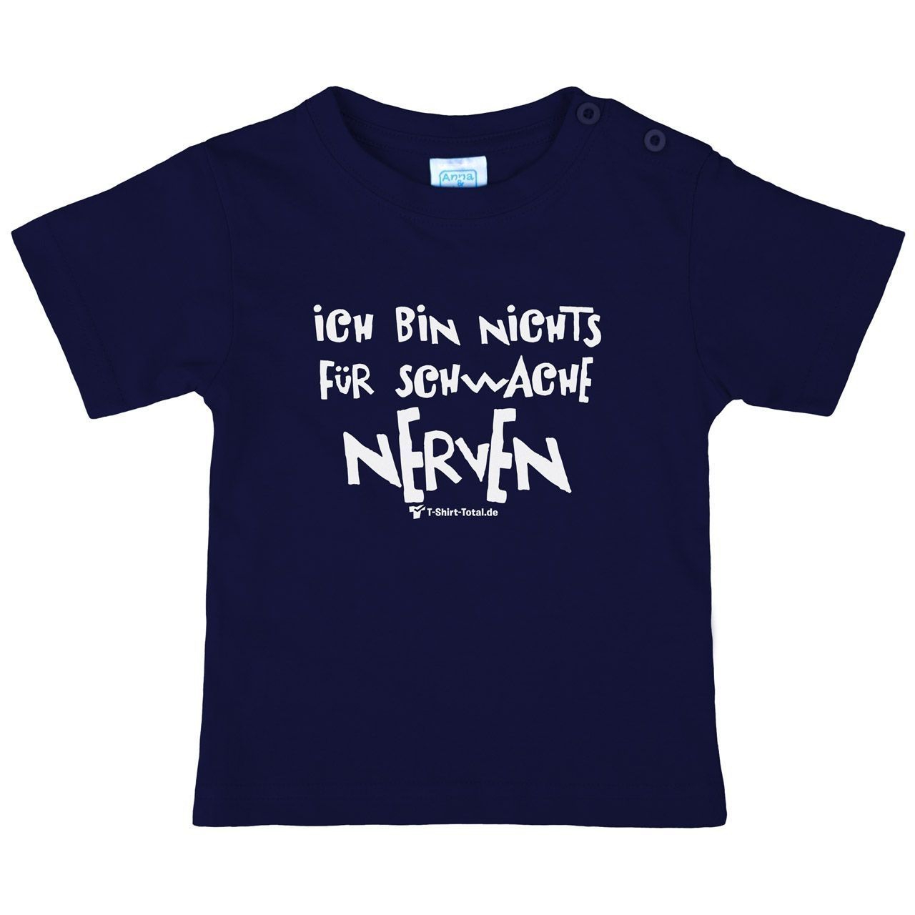 Schwache Nerven Kinder T-Shirt navy 80 / 86