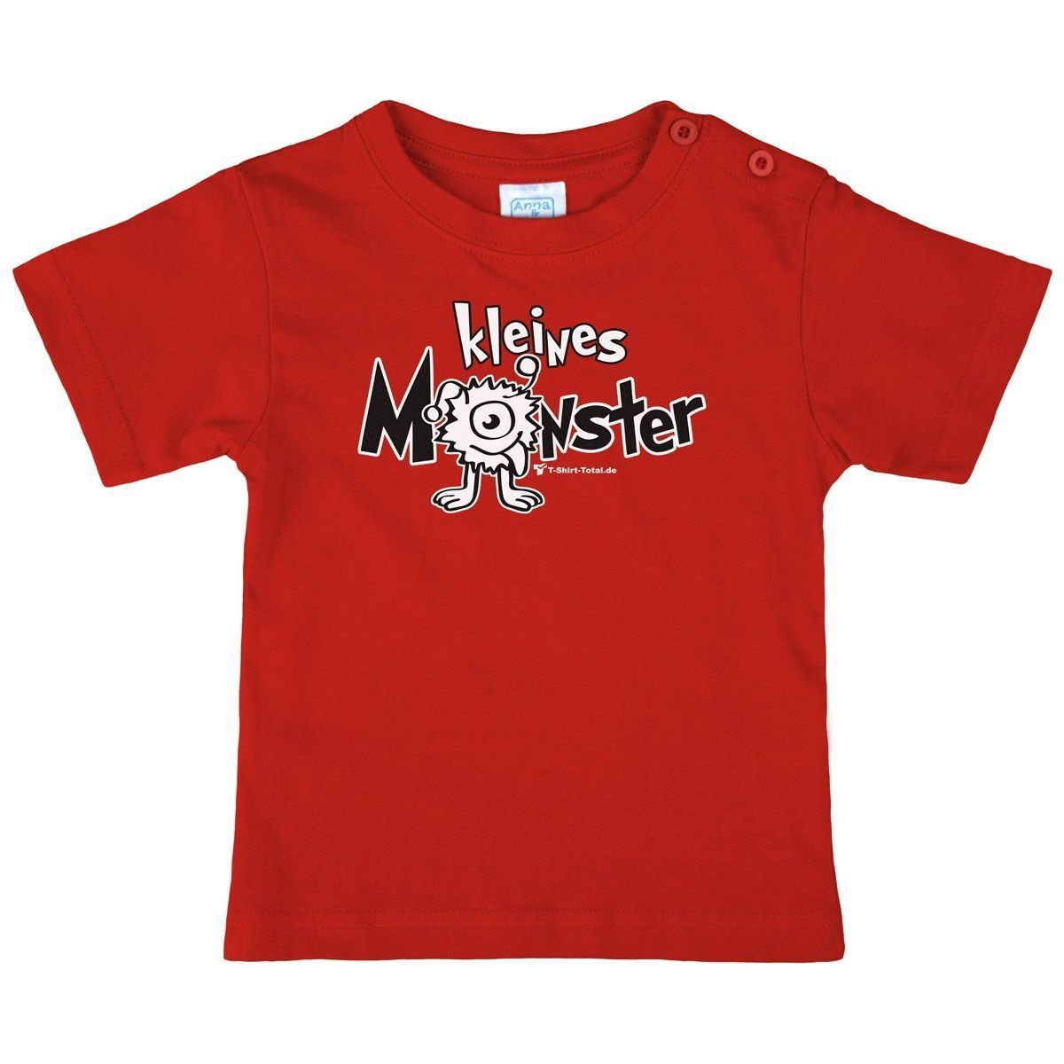 Kleines Monster Kinder T-Shirt rot 110 / 116