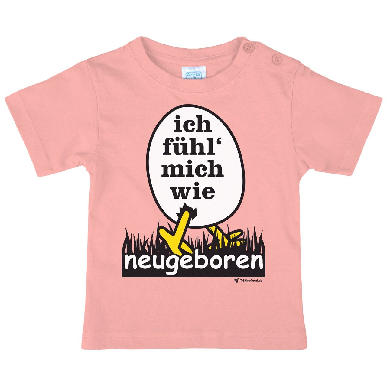 Neugeboren Kinder T-Shirt rosa 56 / 62