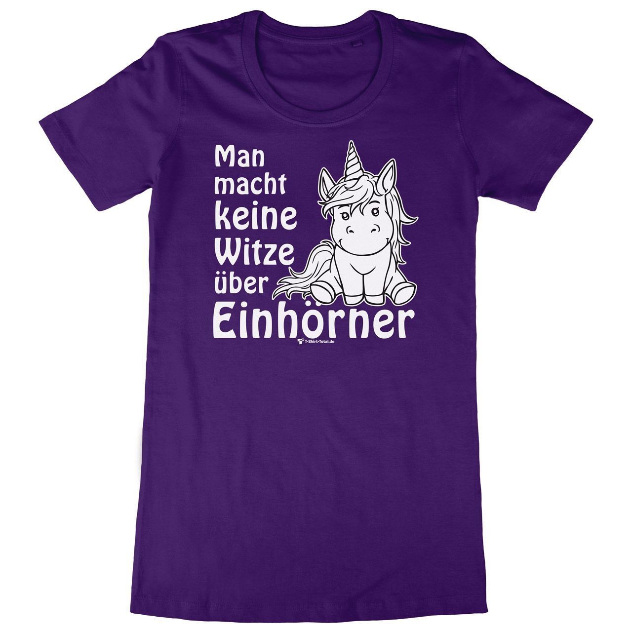Einhorn Witze Woman Long Shirt lila Medium