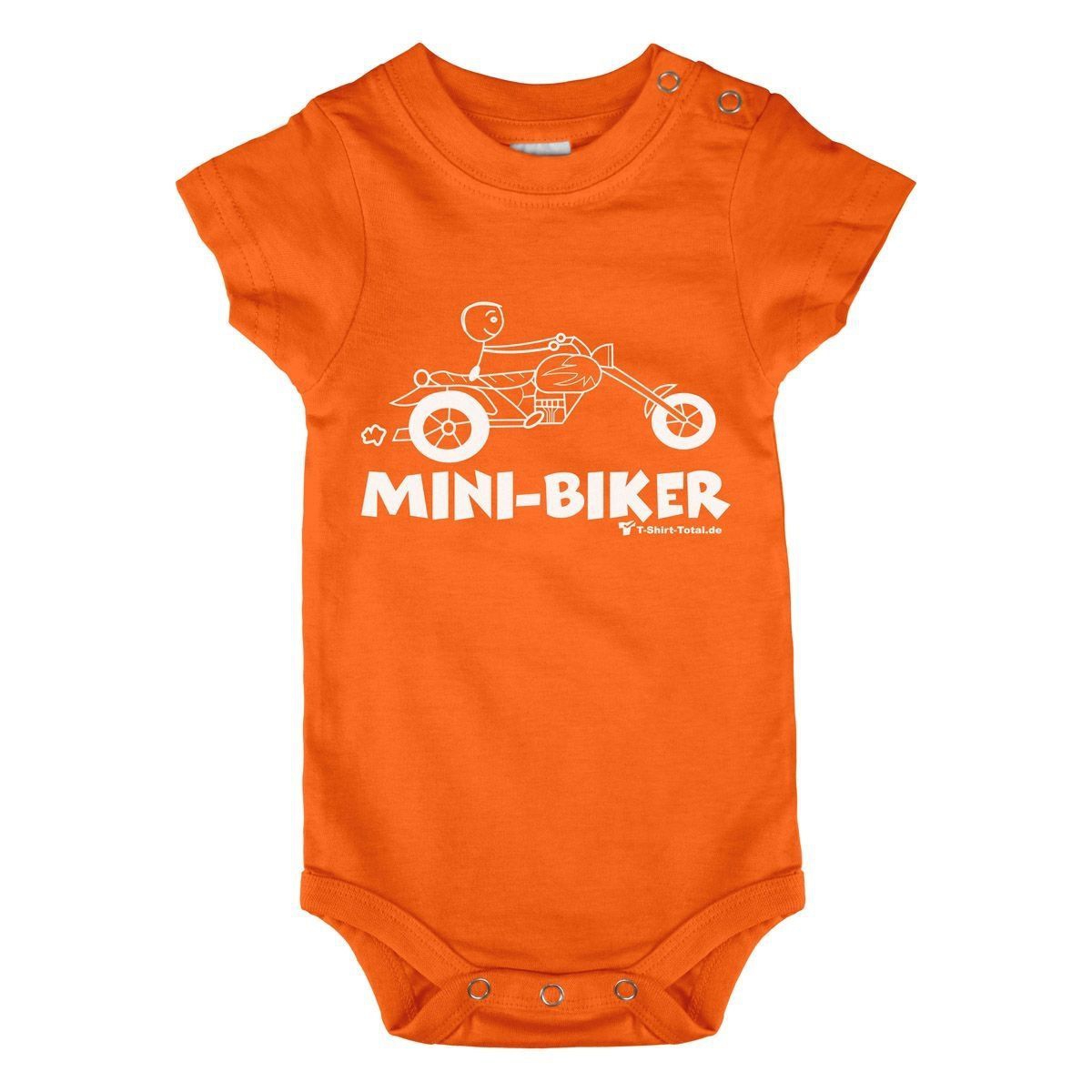 Mini Biker Baby Body Kurzarm orange 68 / 74