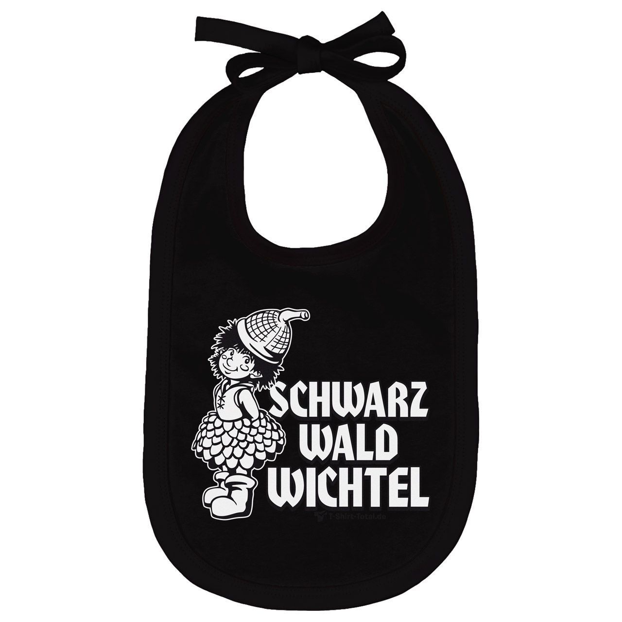 Schwarzwald Wichtel Lätzchen schwarz