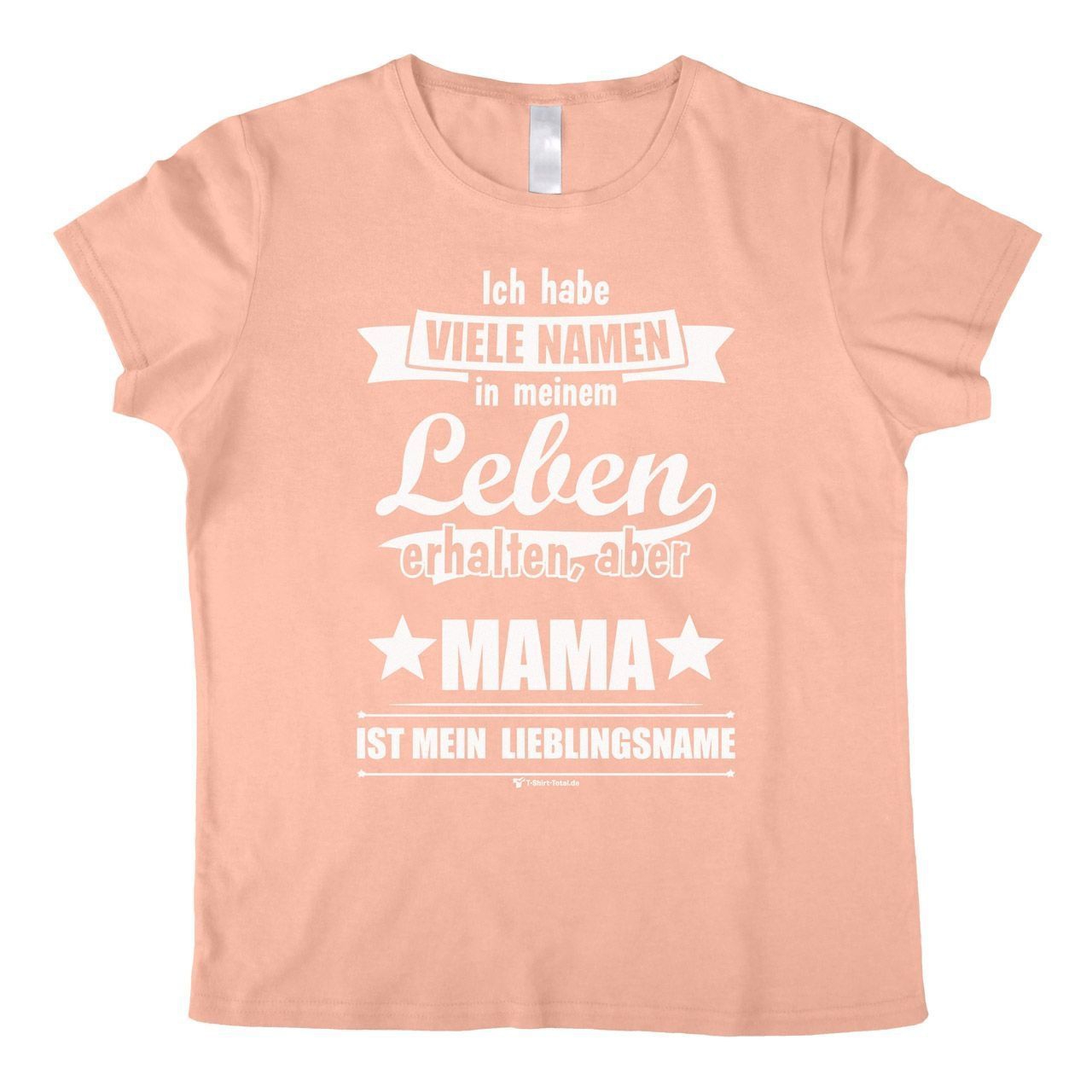 Lieblingsname Mama Woman T-Shirt rosa Medium
